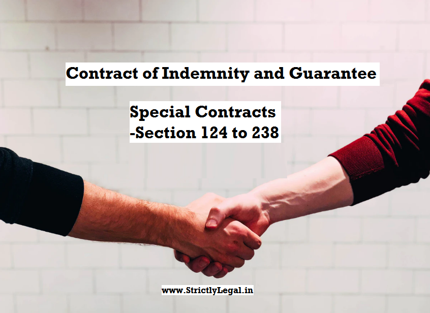 contract of indemnity and guarantee