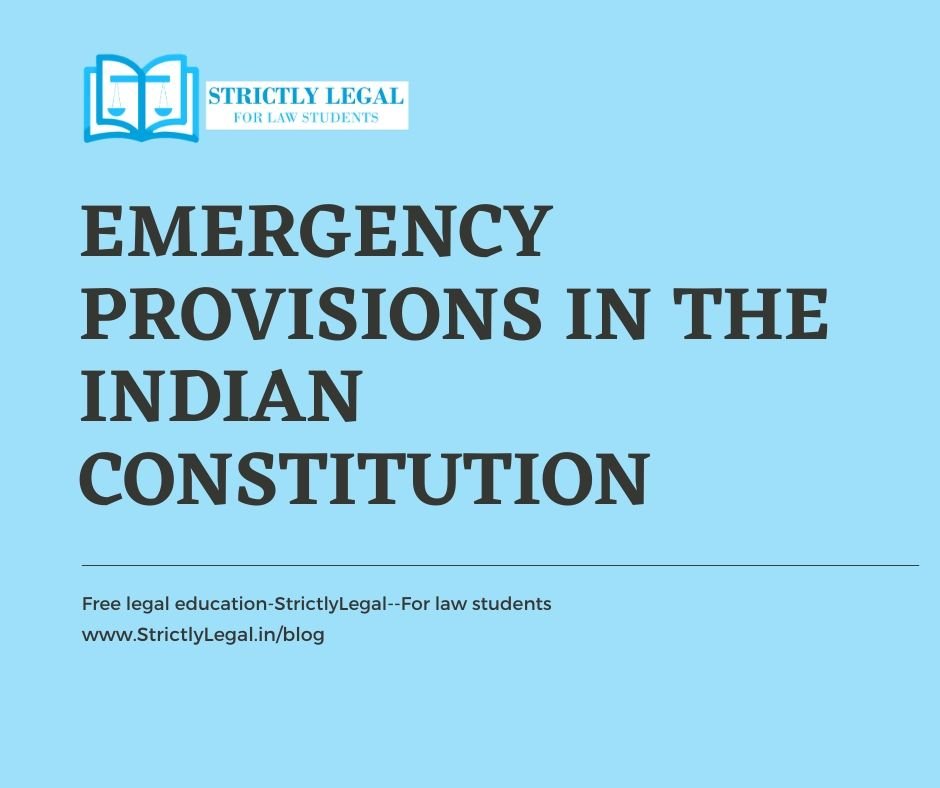 emergency provisions in indian constitution