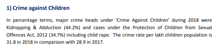 crime against children