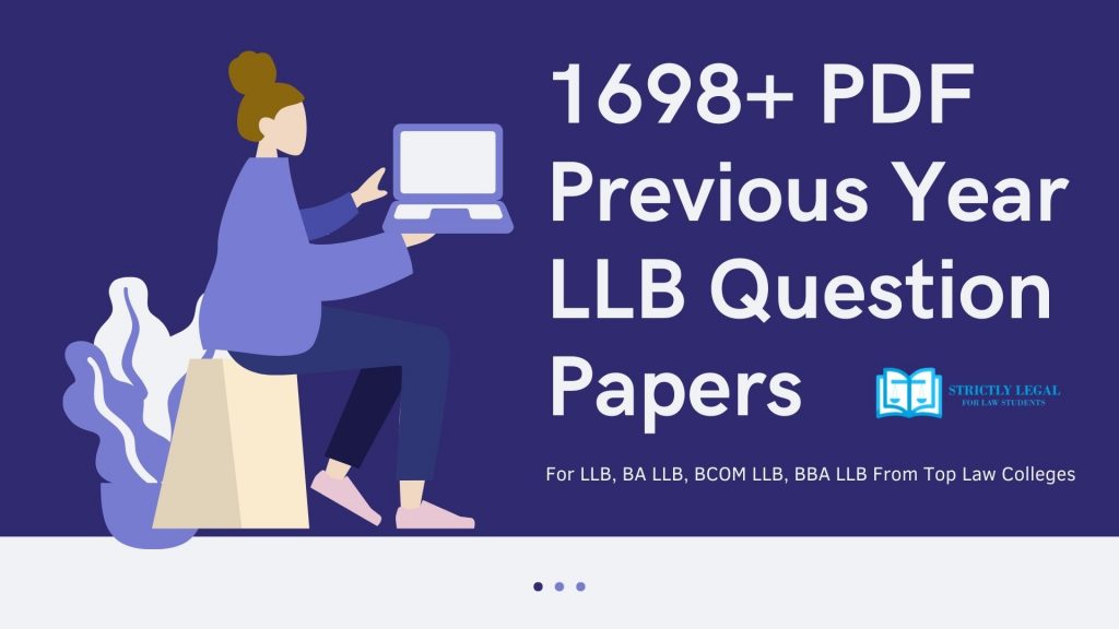 Buy 1698+ PDF Previous Year LLB Question Papers