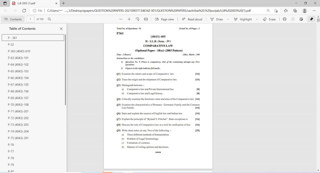 llb question paper semester download-min