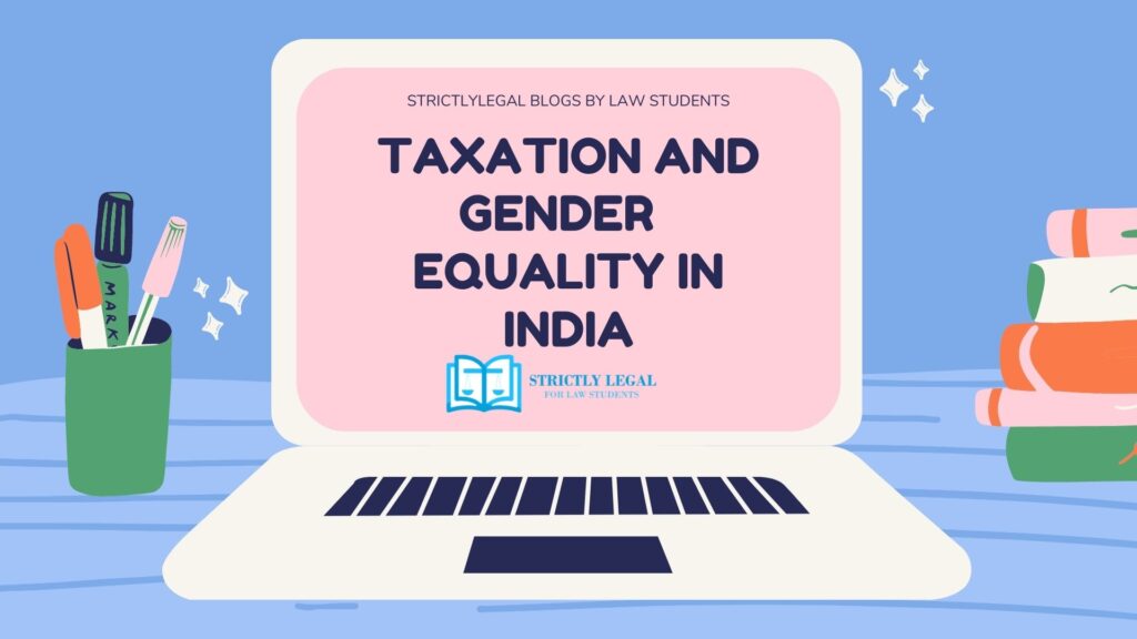 TAXATION AND GENDER EQUALITY IN INDIA
