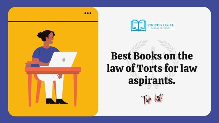 Best books on law of torts for law students