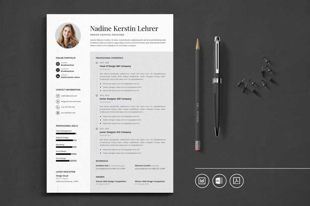 download sample CV