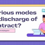 Various modes of discharge of contract?