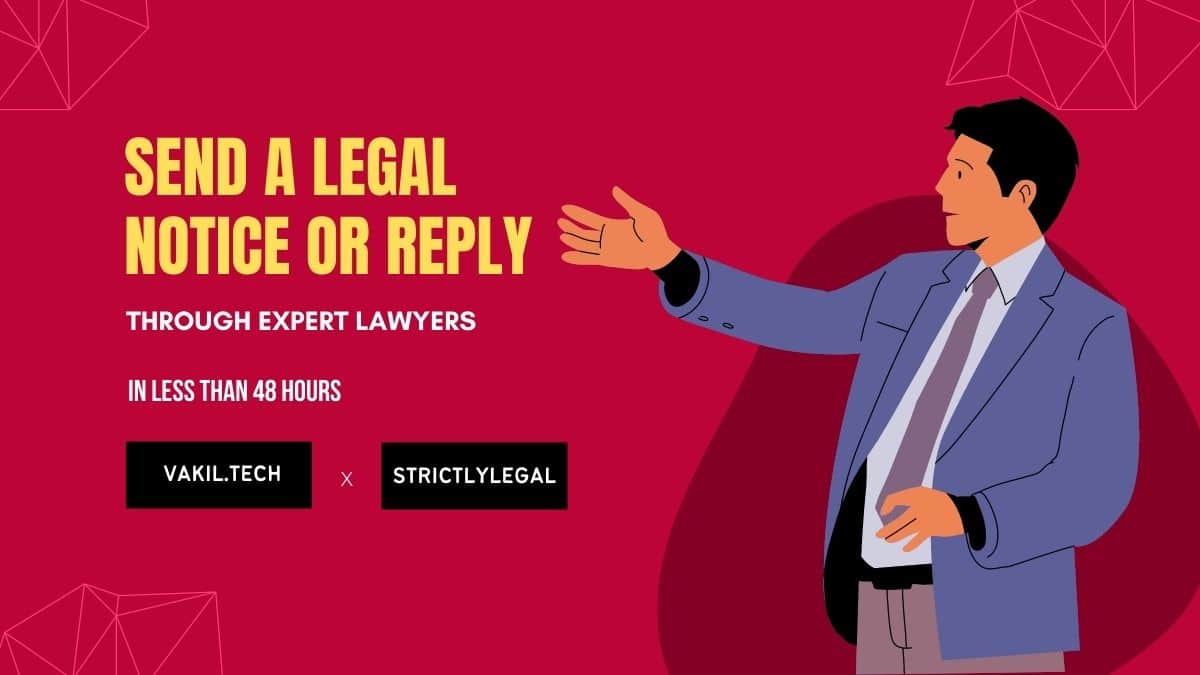 Send A Legal Notice To Anyone In India StrictlyLegal