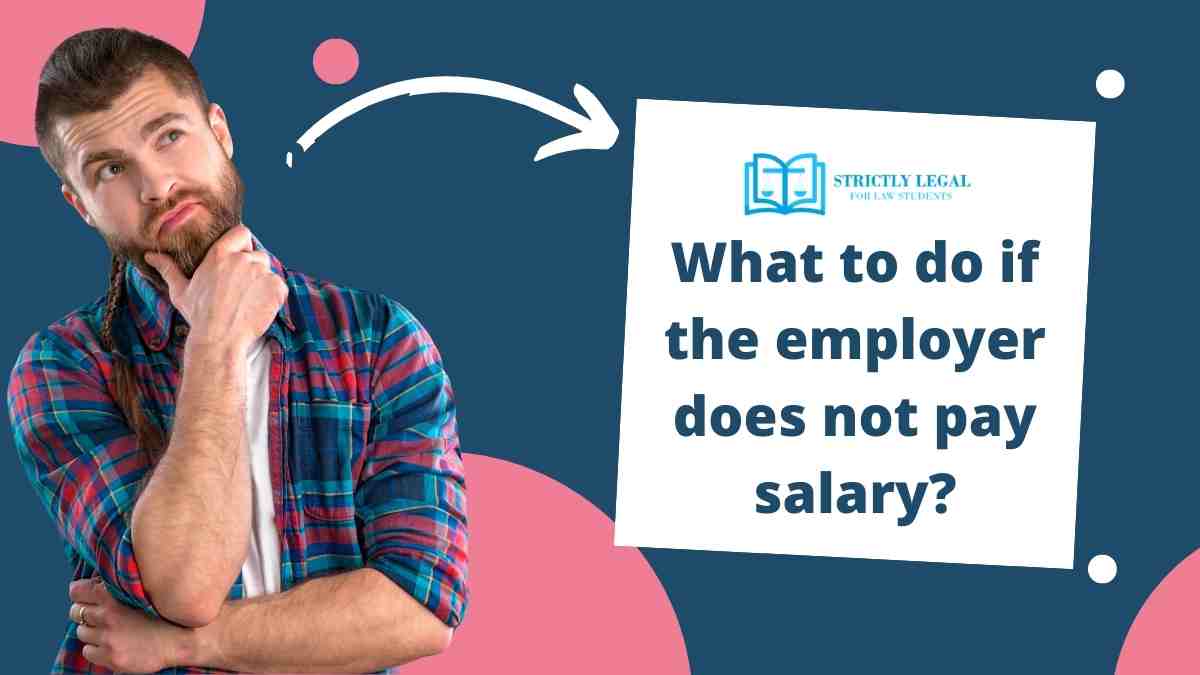 What Can You Do If Your Employer Won't Pay You