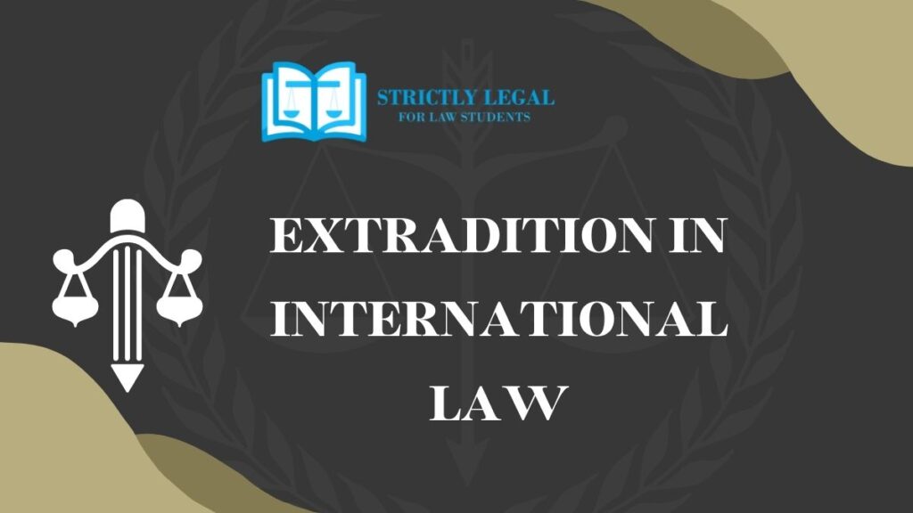 Extradition in International Law